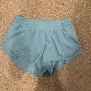 light blue 2.5 hotty hot shorts